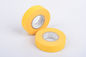 Krepp-Papier-materielles gelbes selbsthaftendes Kreppband für das Pulver-Sprühen